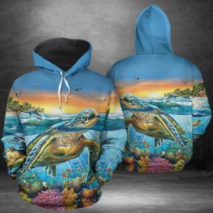 Unisex Sea Turtle Sweatshirt Hoodie, Turtle Hoodie, Turtle Sweatshirt, Turtle Pullover