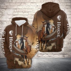 Horse Lover All Over Hoodie